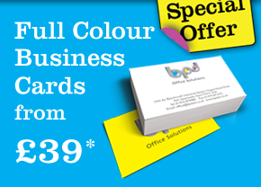 Full colour business cards from £39